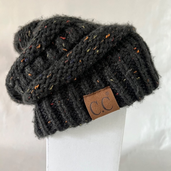 C.C Beanie Cable Knit Confetti Beanie Winter Hat - Picture 6 of 8